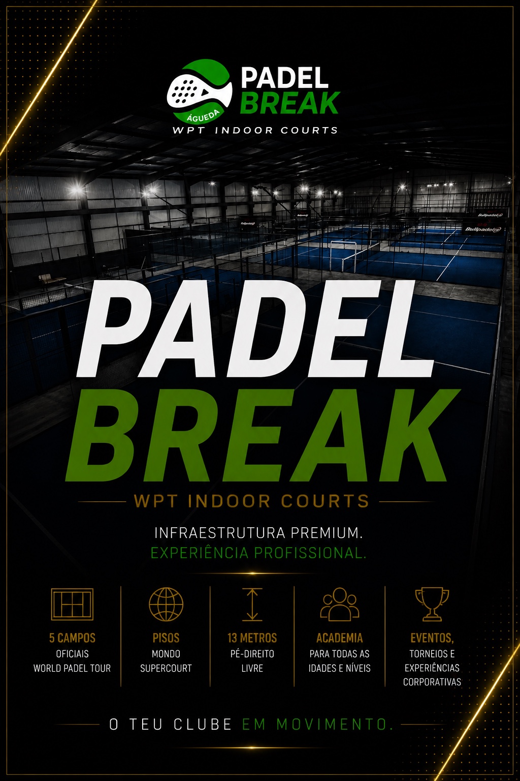 Campos indoor Padel Break Águeda